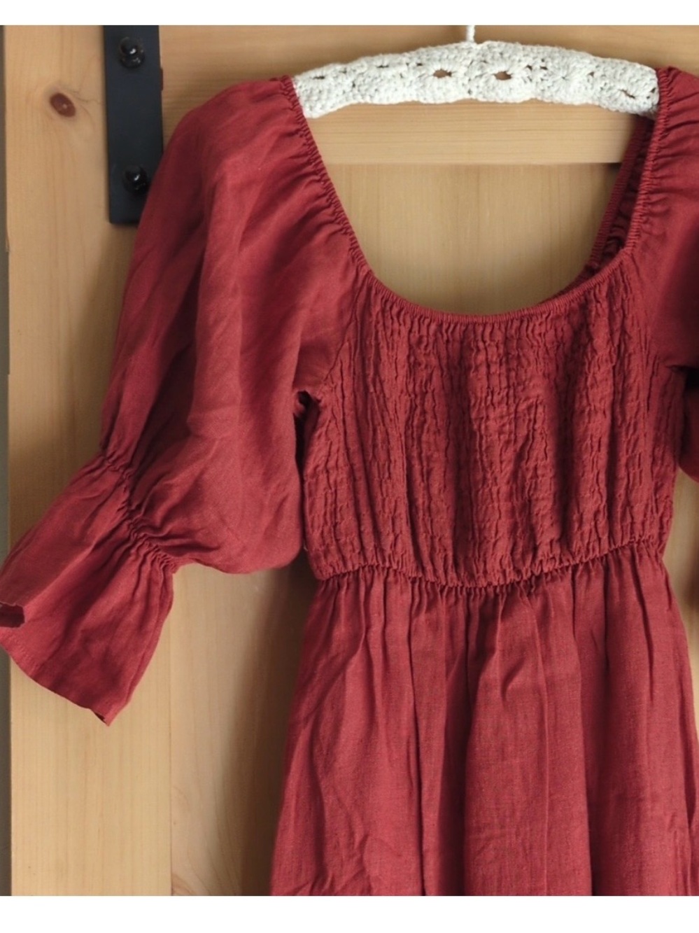 Beachwood Deia Dress Pomegranate Maxi Dress Size S/M/L One size Excellent - Picture 3 of 7